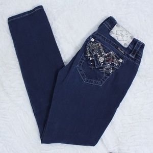 Miss Me | Mid Rise Easy Skinny Blue Jeans